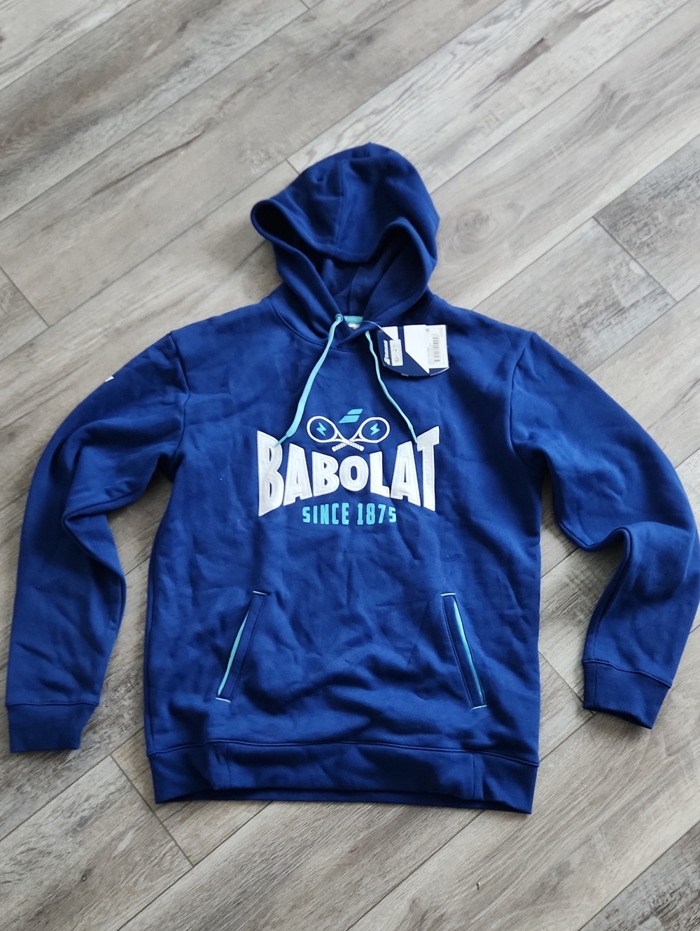 Babolat Men's Navy Hooded Sweatshirt